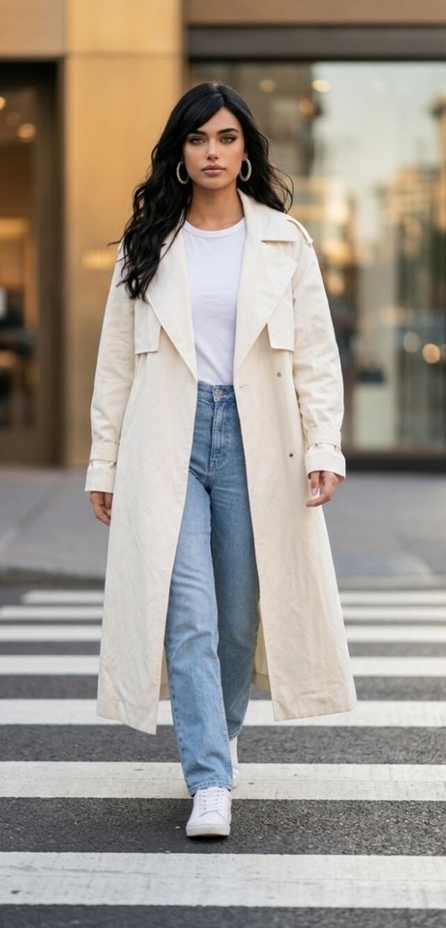 CALIA by Carrie Underwood women's trench coat